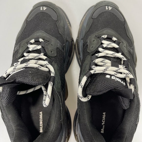 Balenciaga Black Triple-S Women’s Size EU 41/US 11 $995. - Picture 5 of 8